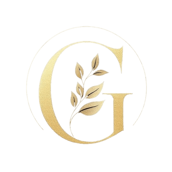 Gwanaajiwi Logo - circular emblem representing Indigenous beauty and healing